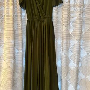 Olive Green Maxi Dress